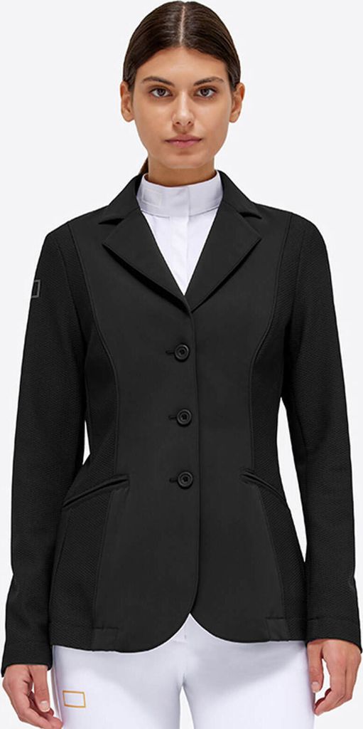 RG Rider ́s Gene Jacket Damen RG Jersey And Mesh Riding Jacket FS 2024 Turnierjacket Black 34 (IT 40)