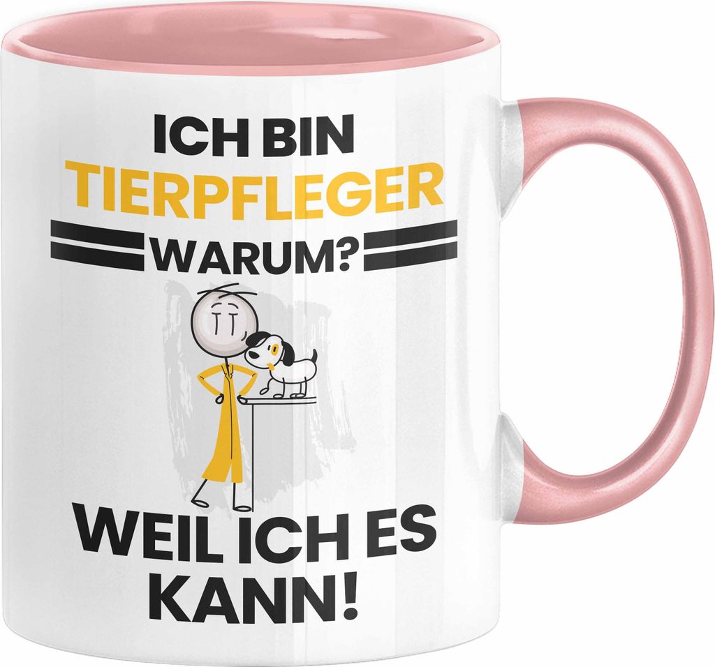 Tierpfleger Geschenk Tasse Lustiger Spruch Ich Bin Produktbild 