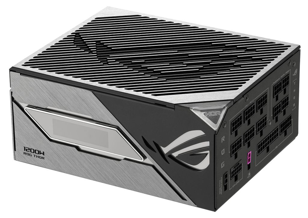 ASUS ROG -THOR-1200P3-GAMING, 1200 W, 100 - 240 V, Aktívny, Obrázok produktu 