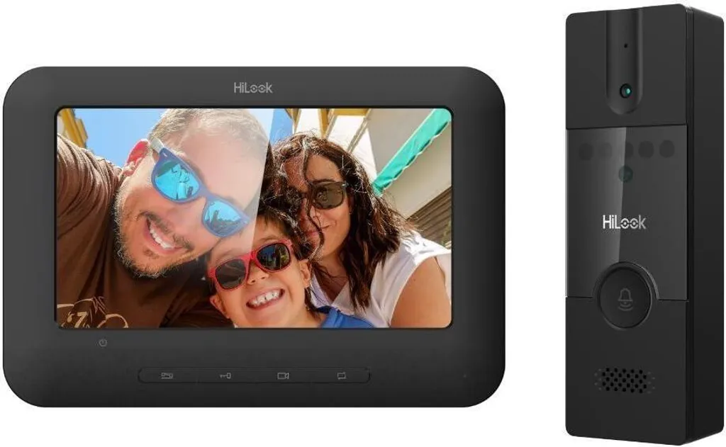 Kit Portier Vidéo HiLook VI-K12P Interphone Filaire avec Écran Couleur