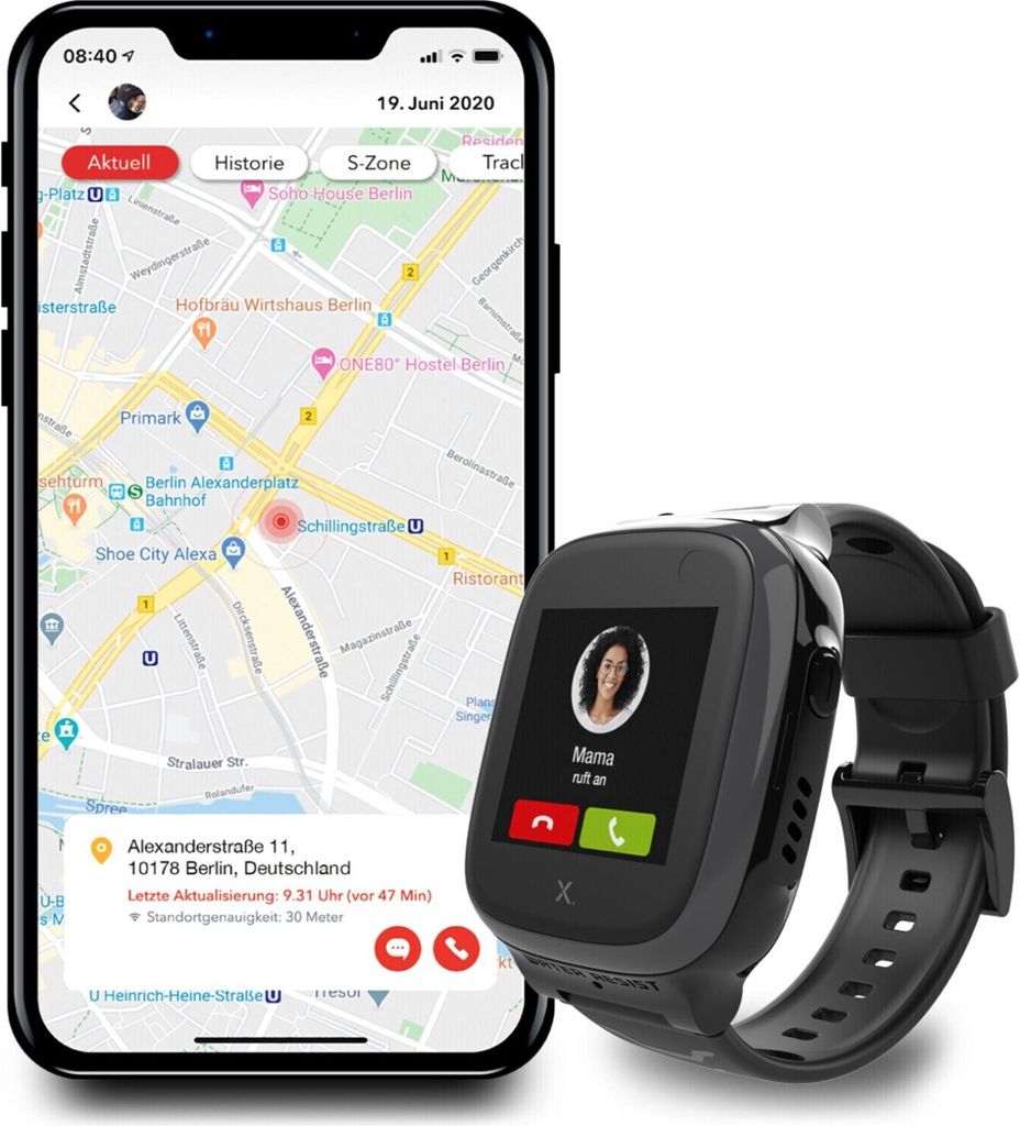 Xplora X5 Play 3,56 cm (1.4 Zoll) TFT 4G Schwarz GPS Produktbild 17