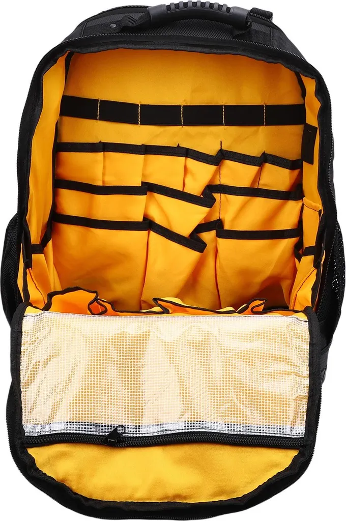 Sac à outils compartimenté en tissu Oxford avec base renforcée stable - 10