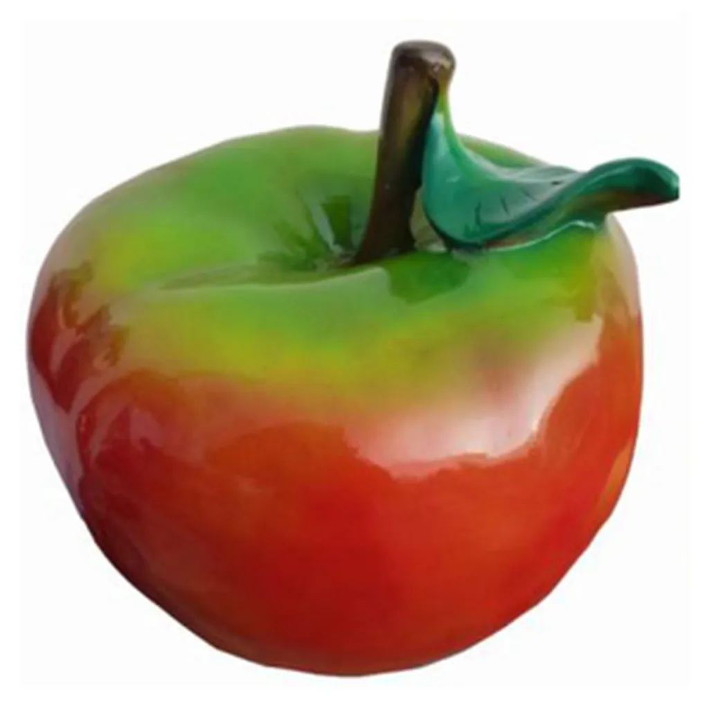 Sculpture Pomme 48cm Résistante UV pour Décoration Extérieure Durable