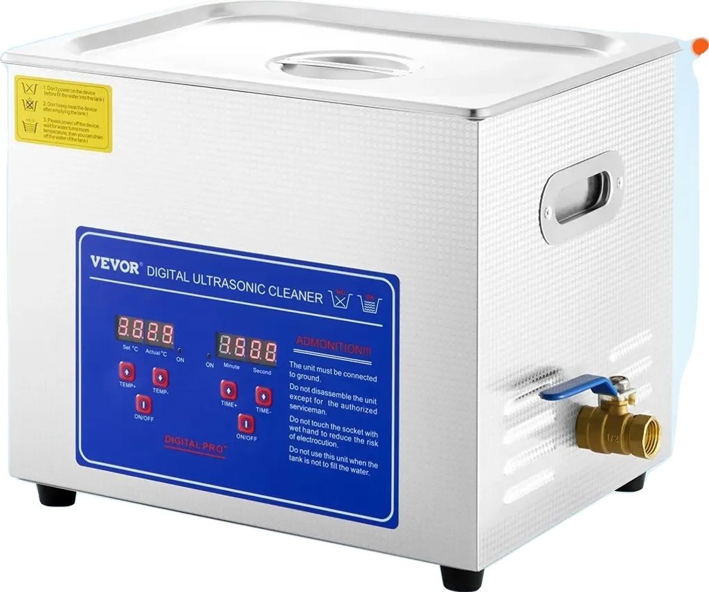 VEVOR Ultraschallreiniger, hohe Ultraschallleistung, große Kapazitätsoptionen, 10L