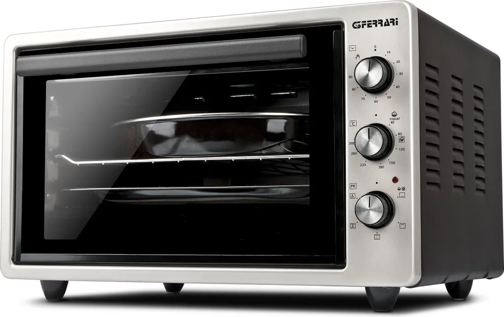 Four électrique G3 Ferrari G10153 45L 1400W en noir et inox de 300°C