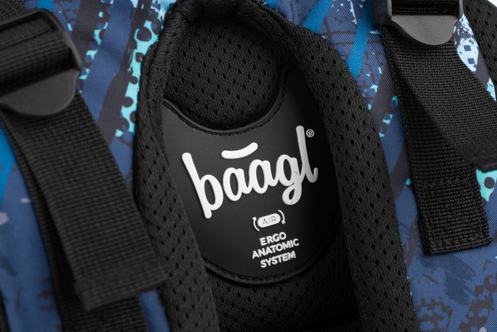 Baagl Schulrucksack für Jungen Teenager - Skateboard Produktbild 16