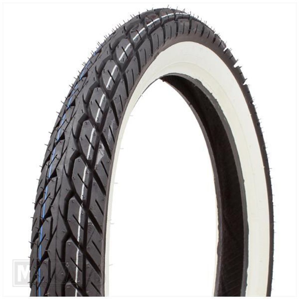 Kenda K418 White Wall 2.75 - 17 Tt 41P Ww Front/Rear