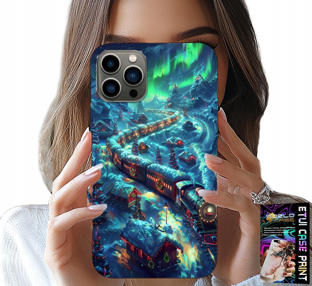 Etui Für Iphone 11 Pro Max - Zug, Weihnachtsexpress Designs + Glas