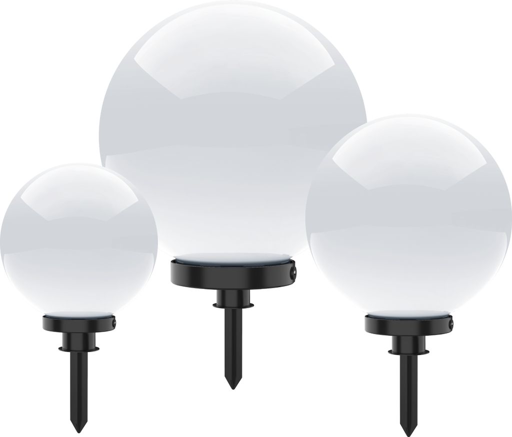 Selltec Kugelleuchte KIRA SET IP44 spritzwasserschutz Produktbild 
