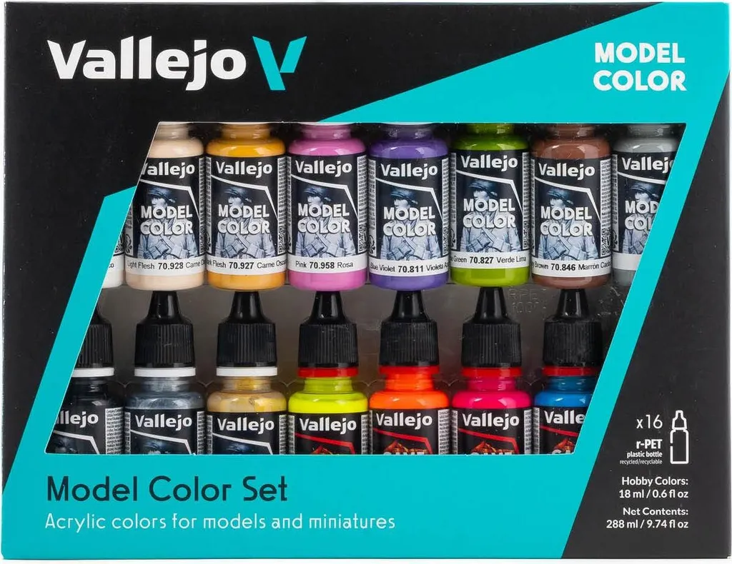 Coffret Peinture pour Maquettes : Vallejo Model Color Special 16 Pièces