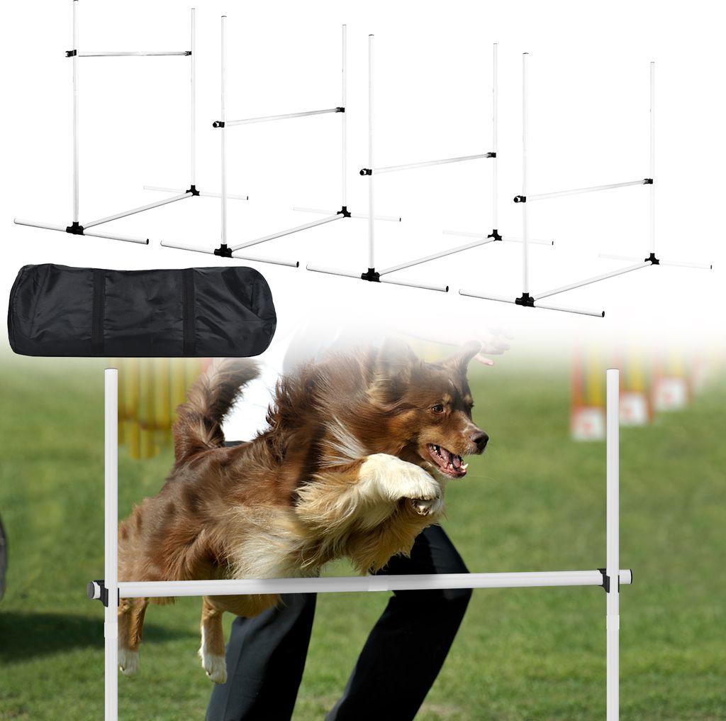LZQ 4er Set Agility Hürdenset für Hunde, Agility Produktbild 