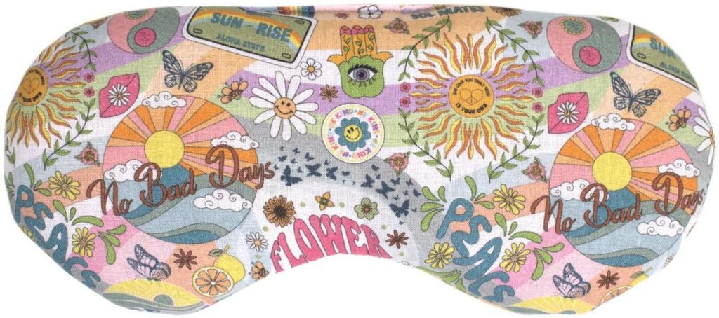 Bio-Bio Augenkissen Lavendel & Leinsamen "Flower-Power" zur Entspannung, zum Kühlen, erwärmen oder für Yoga