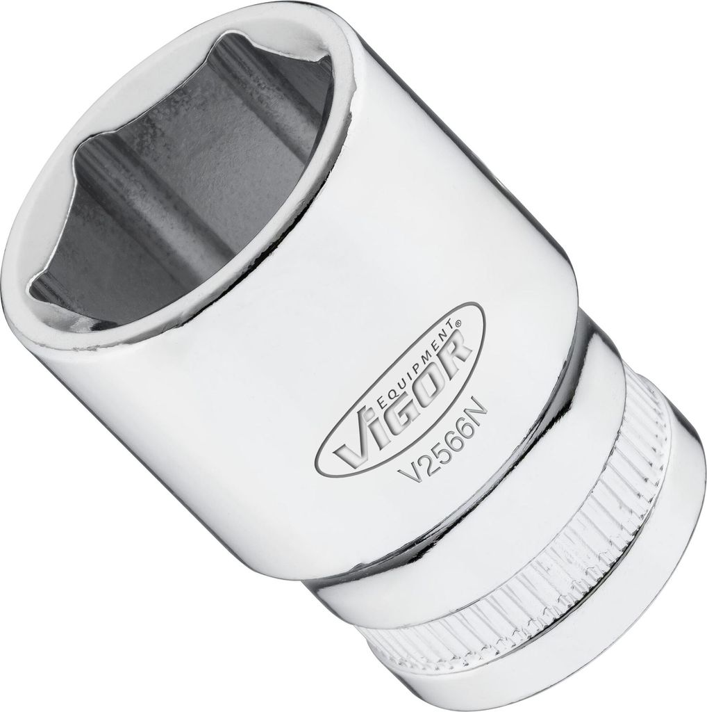 VIGOR Steckschlüsseleinsatz V2566N 1/2" Außen Sechskant Profil SW 20 mm