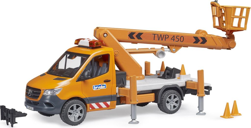 bruder 02679 MB Sprinter platforma robocza z modułem Zdjęcie produktu 
