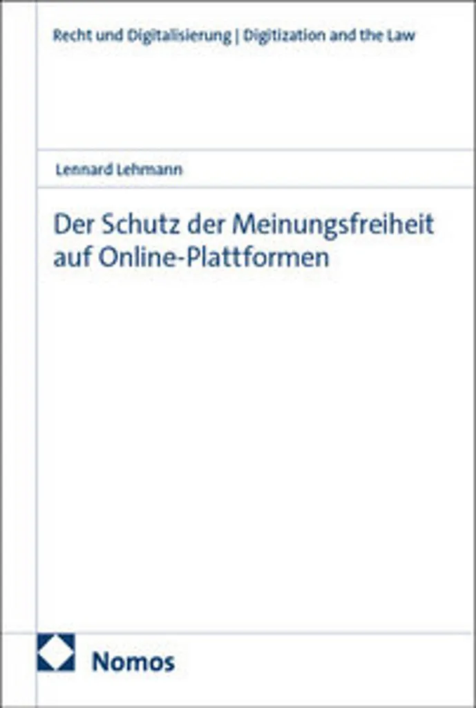 Livre liberté d'expression plateformes en ligne droit numérique