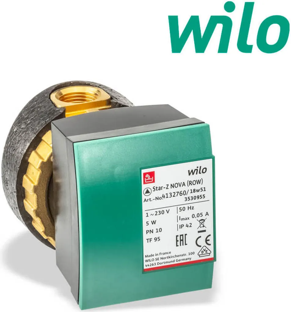 Wilo Star-Z NOVA 4132760 : Circulateur à haut rendement 1/2" - 2