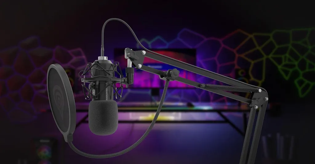 Genesis Radium 400 G2 Microphone Gamer Cardioïde Haute Qualité Studio