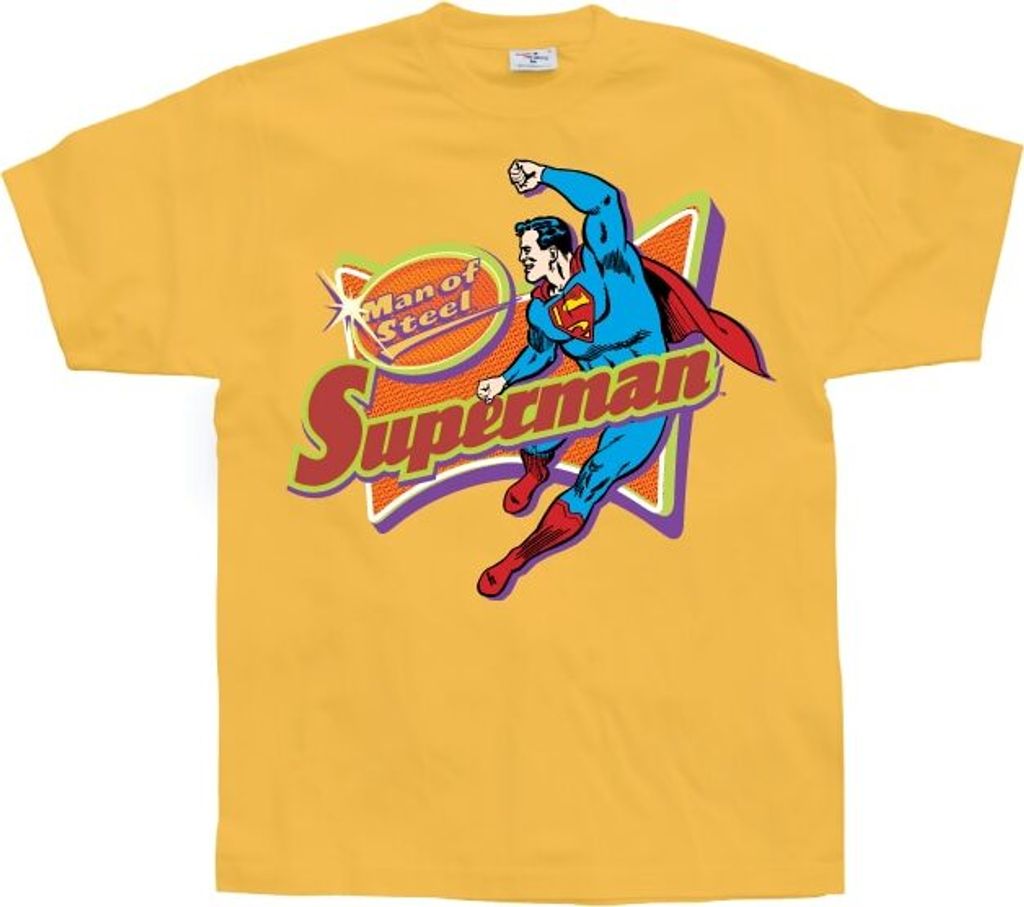 Superman - The Man Of Steel - Large - Orange