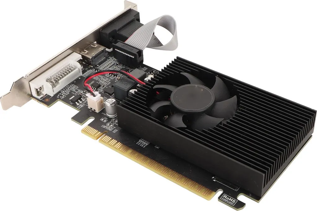 Carte graphique 4Go GT 730 DDR3 128bit HDMI VGA pour affichage multi-écran