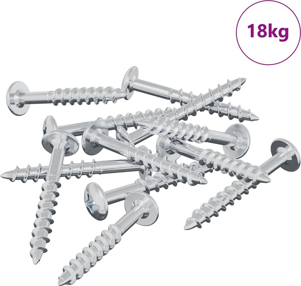 "2026 Moderne" Schraube 7792 pcs, einfache Montage, Silber 9,8x35 mm Eisen - Schrauben CC453584
