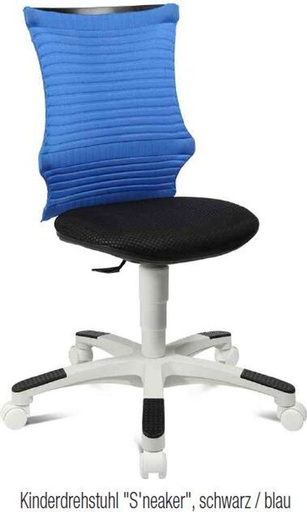 Topstar Kinder-Drehstuhl S'neaker, schwarz/blau