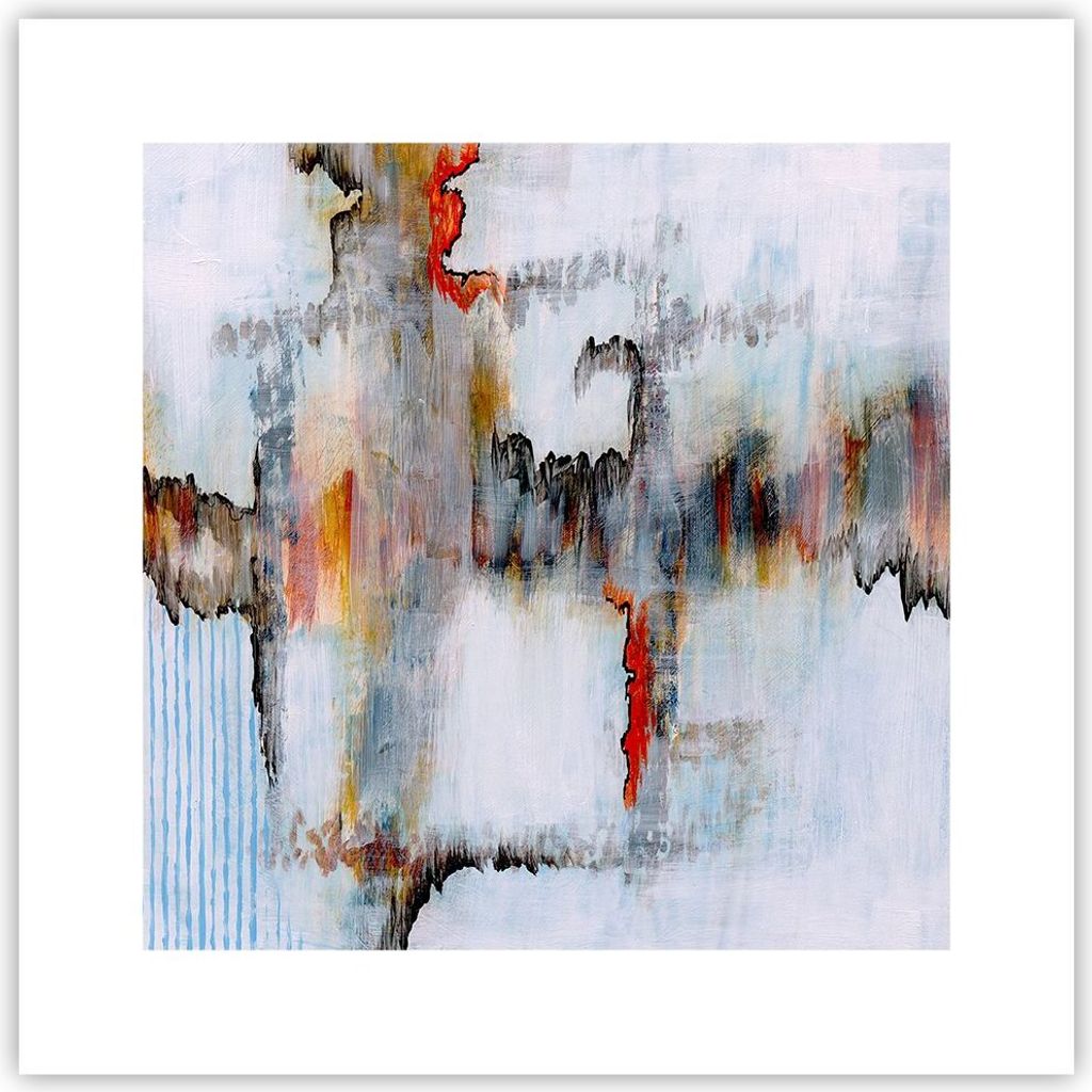 Poster - Poster ohne Rahmen - Abstraktion modern - 30x30 cm - Wand Bild - Wanddeko - Wandbilder - Kunstposter - Wandposter - Bilder - Kunstdruck - ...