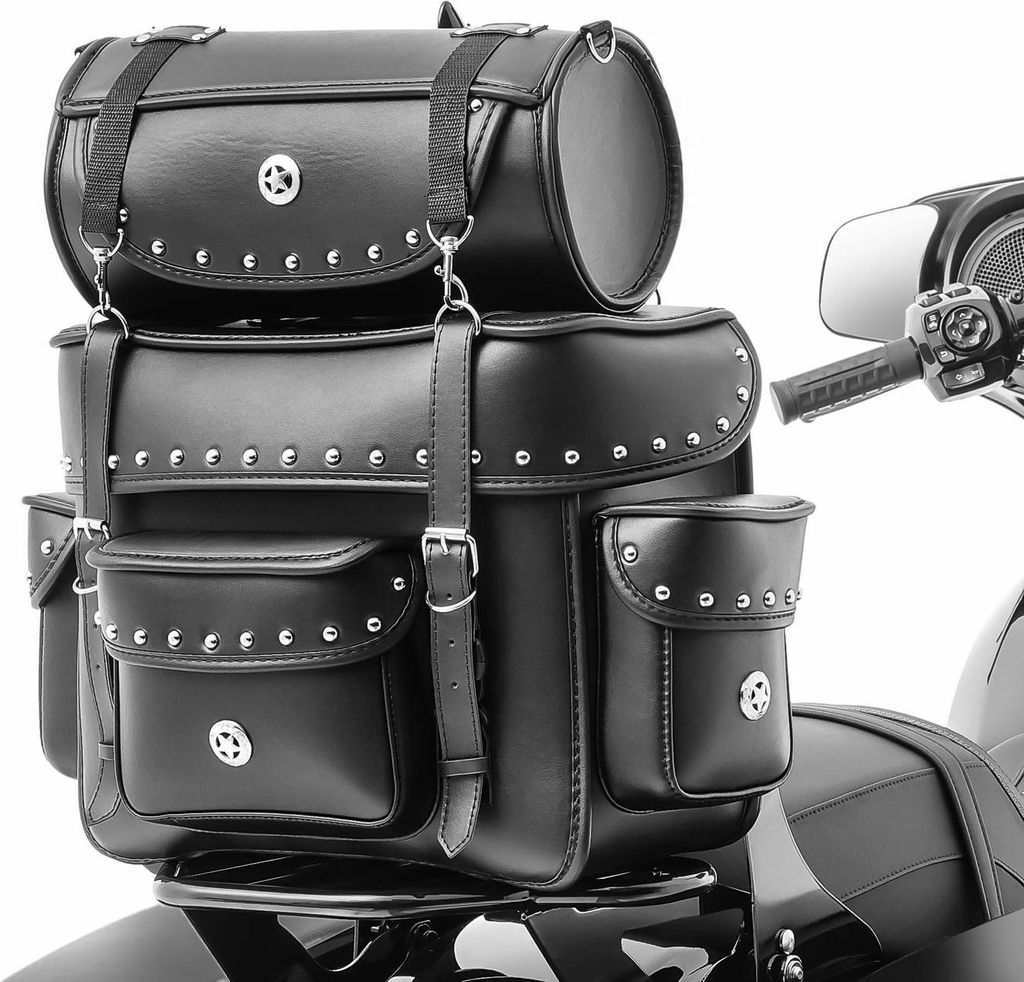 Torba Sissybar z rolką bagażową do choppera # ST6 torba Zdjęcie produktu 