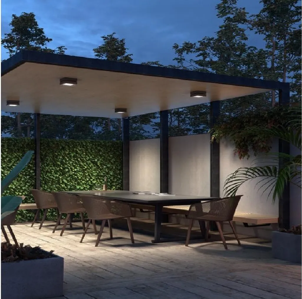 Éclairage de façade LED Modis Opal 13.2W connectée pour terrasse et jardin - 3