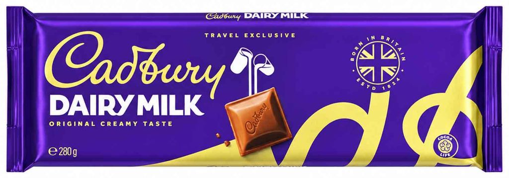 Cadbury Dairy Milk Travel Edition 280g Produktbild 