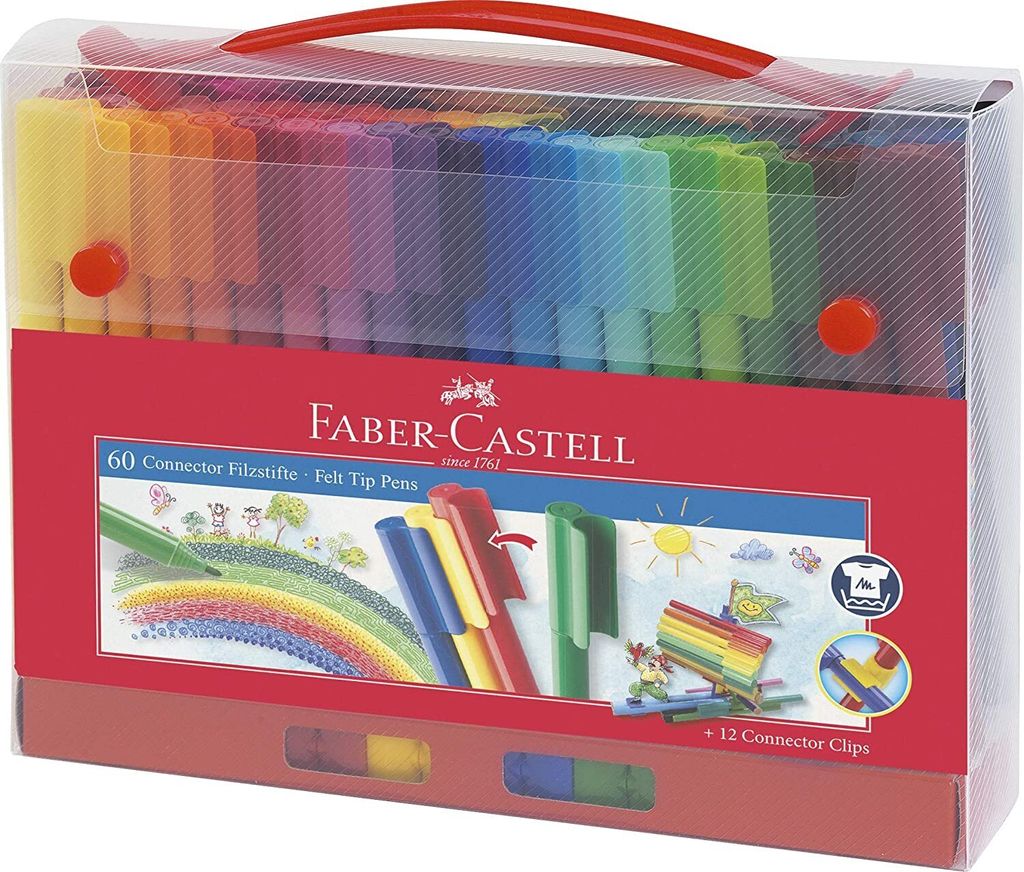 FABER-CASTELL etui Złącze flamastrów 60 sztuk Zdjęcie produktu