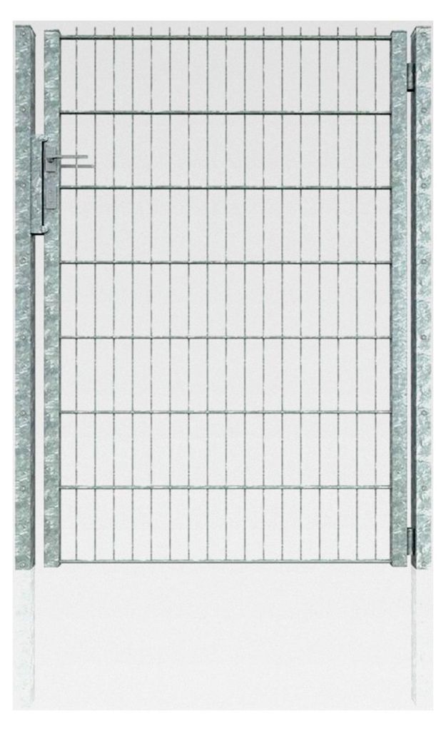 Ben Light Drahtgitter 1430 mm x 1000 mm verzinkt - Gartentor für Doppelstabmattenzaun