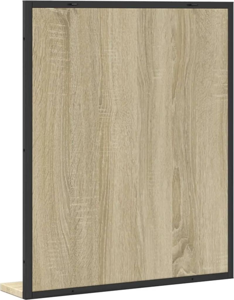 vidaXL Koupelnové zrcadlo s poličkou Sonoma dub 50x12x60 cm Obrázek produktu 1