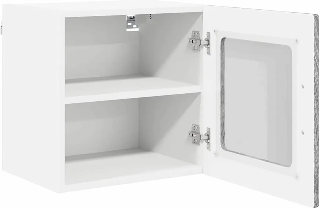 Mobiletto Cucina Sospeso vidaXL Grigio Sonoma 40cm | Stoccaggio Conveniente - 4