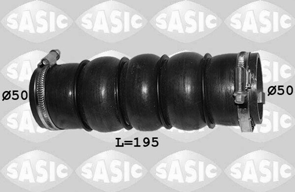 SASIC 3330052 Turbo Ladeluftschlauch für FIAT Scudo (270, 272) Scudo Kastenwagen (270, 272) passend für PEUGEOT 308 SW I (4E, 4H) 5008 (0U, 0E) 3008