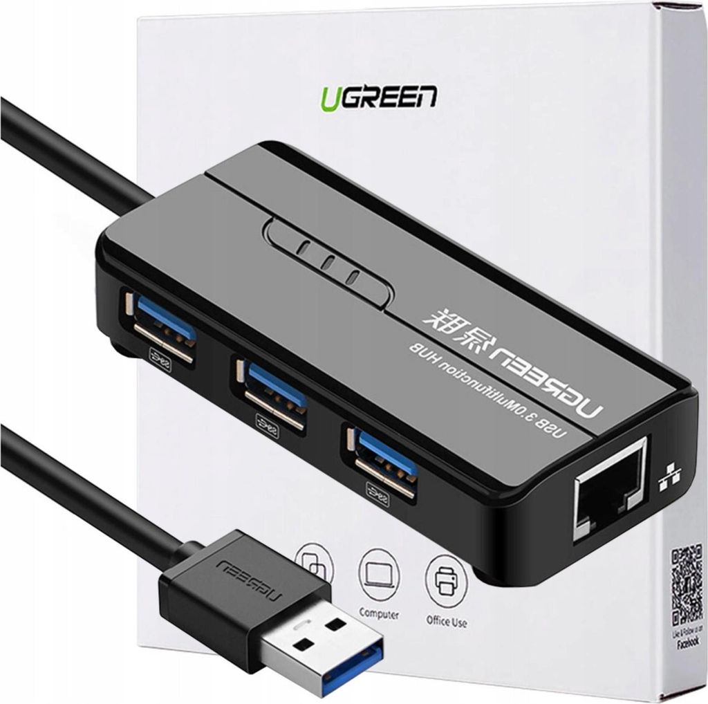 Scheda di rete Ugreen 20265 Ethernet 1000 Mbit/s Immagine del prodotto 