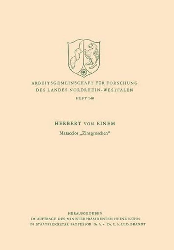 Masaccios ""Zinsgroschen""