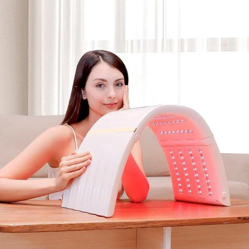 Lampe luminothérapie infrarouge pour relaxation et détente du dos