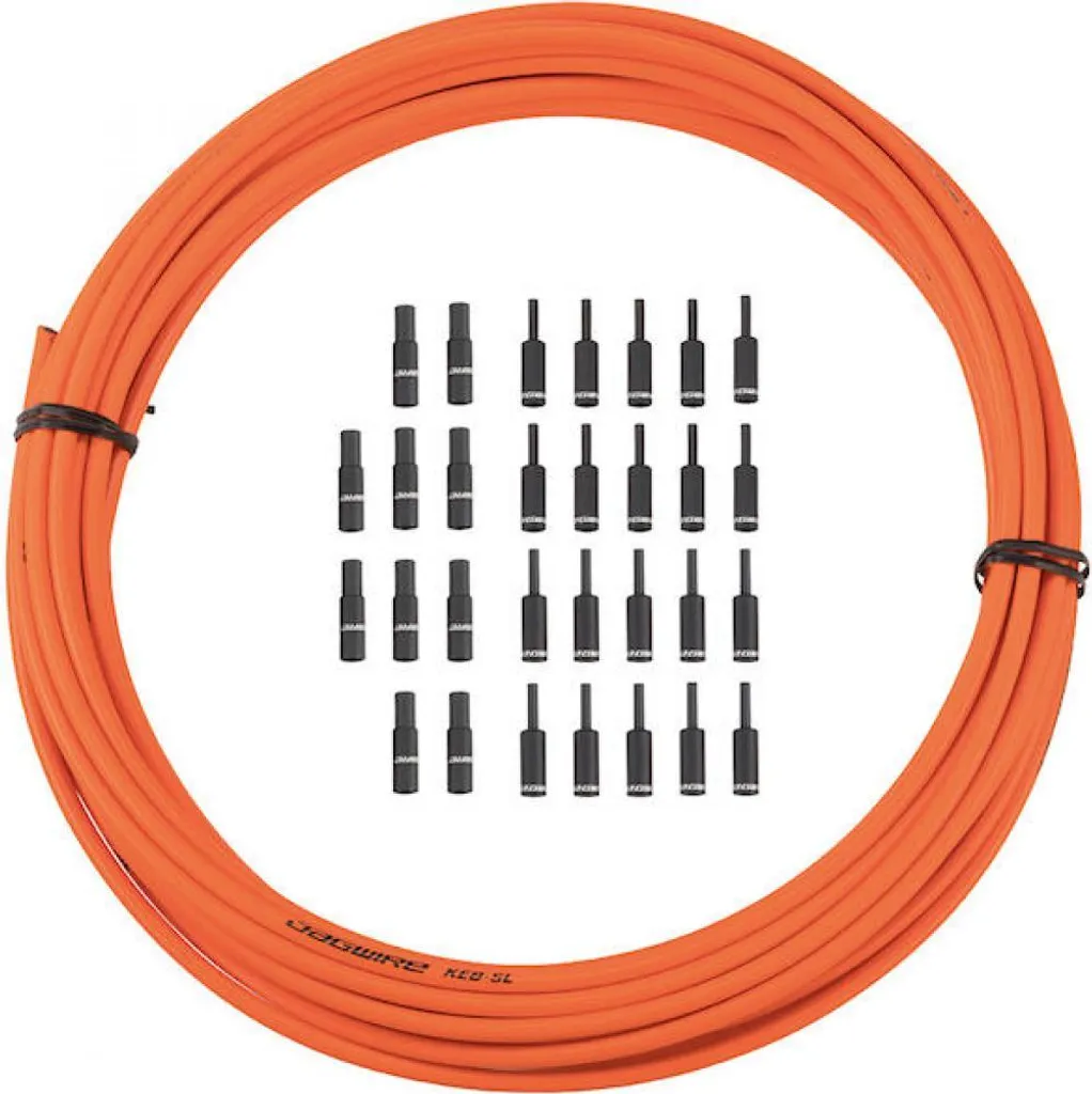 Gaine Frein Vélo sans Compression Jagwire Keb-Sl Orange Polyamide 10M
