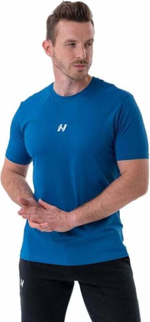Nebbia Classic T-shirt Reset Blue L Fitness T-Shirt