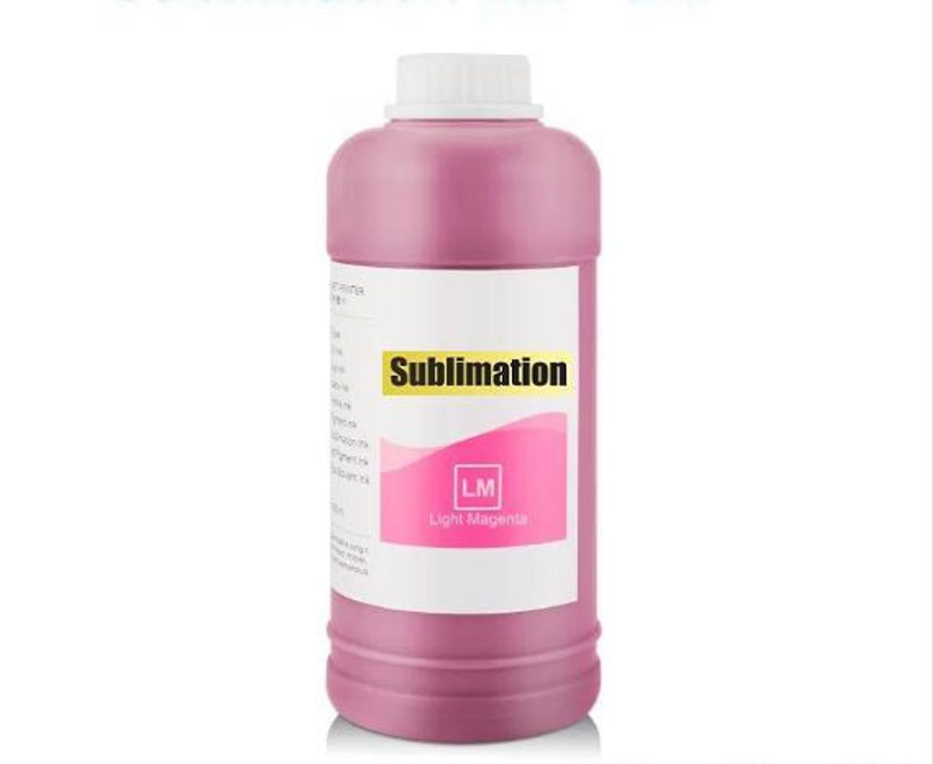 500 ml Sublimationstinte light-magenta, photo-magenta für Drucker von Epson, Mutoh, Mimaki, Roland... zum Druck auf Sublimationspapier.