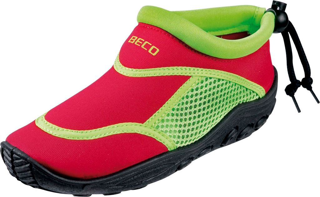 Beco Kinderschuhe für den Wasserbereich | Rot/Grün