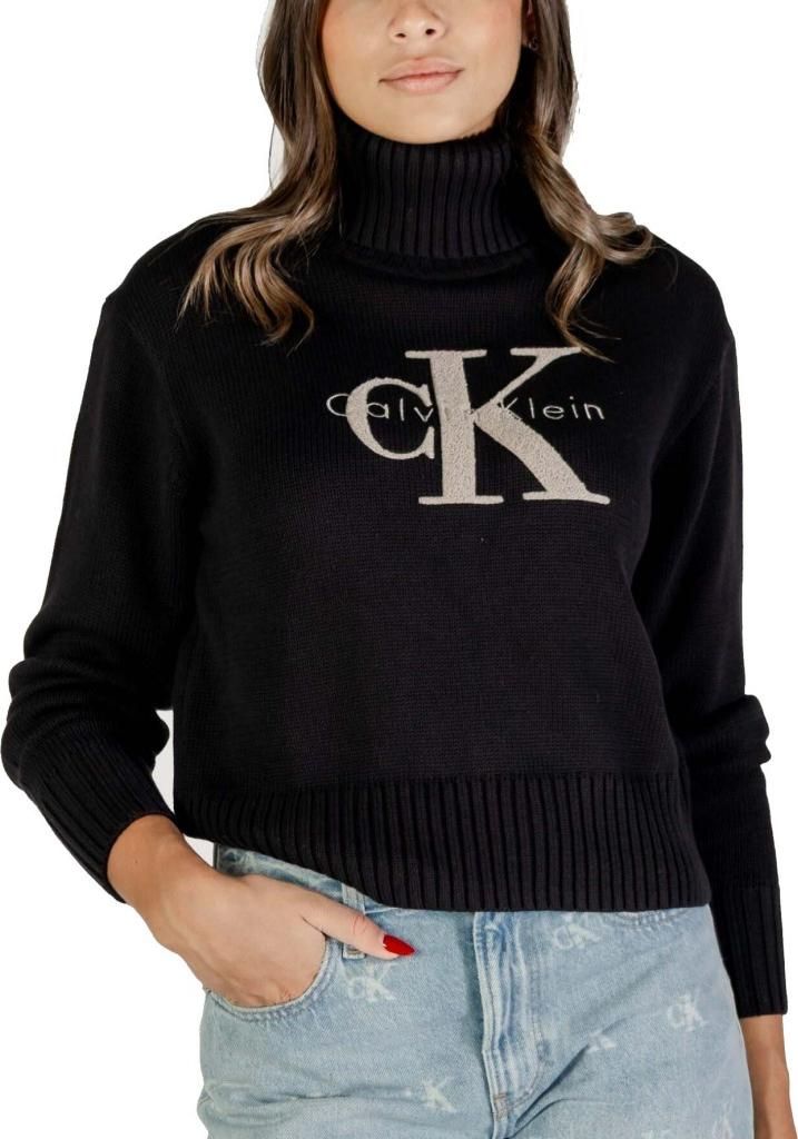 CALVIN KLEIN CHENILLE MONOLOGO Schwarz