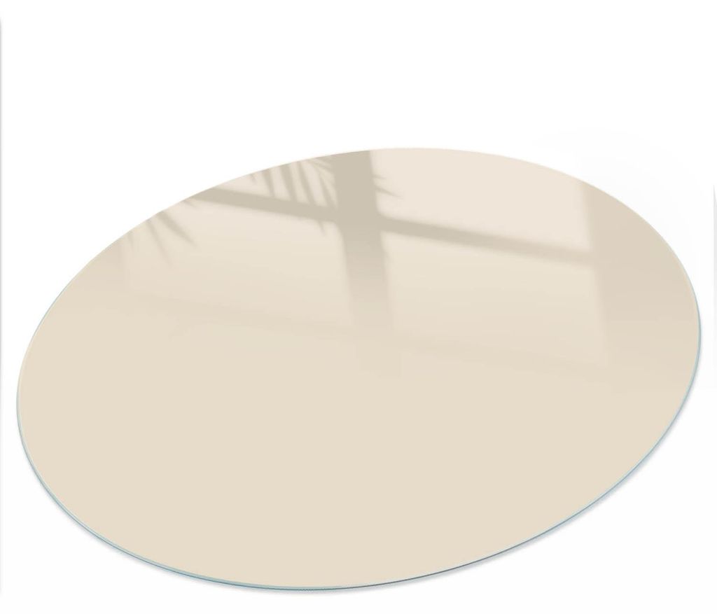 Bedruckte Glas Tischplatte fi50 cm – Glas Tischplatte Küche Produktbild  KI-generiertes Bild