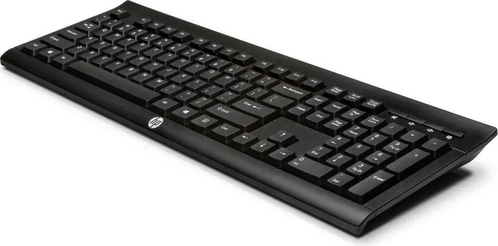 Clavier sans fil HP K2500 AZERTY E5E78AA#ABE - Connexion 2,4 GHz Fiable