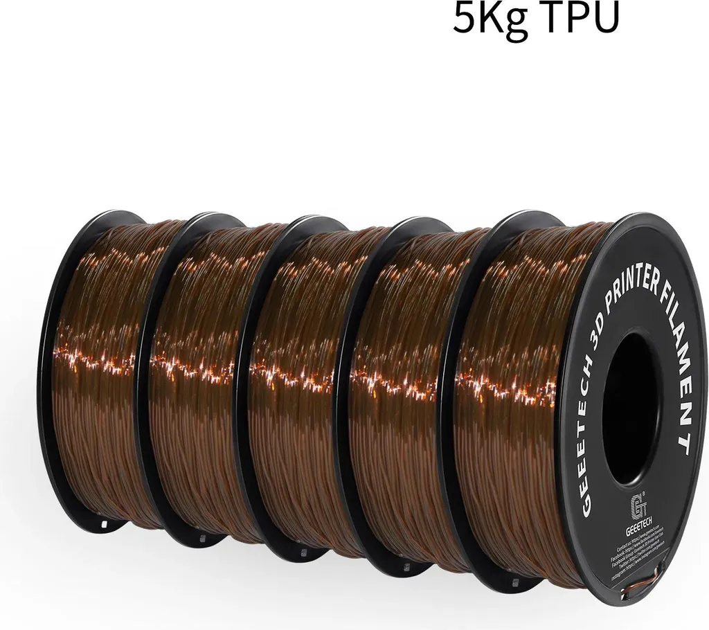 Filament TPU 1,75 mm souple marron - Bobine de 343 m pour impression 3D