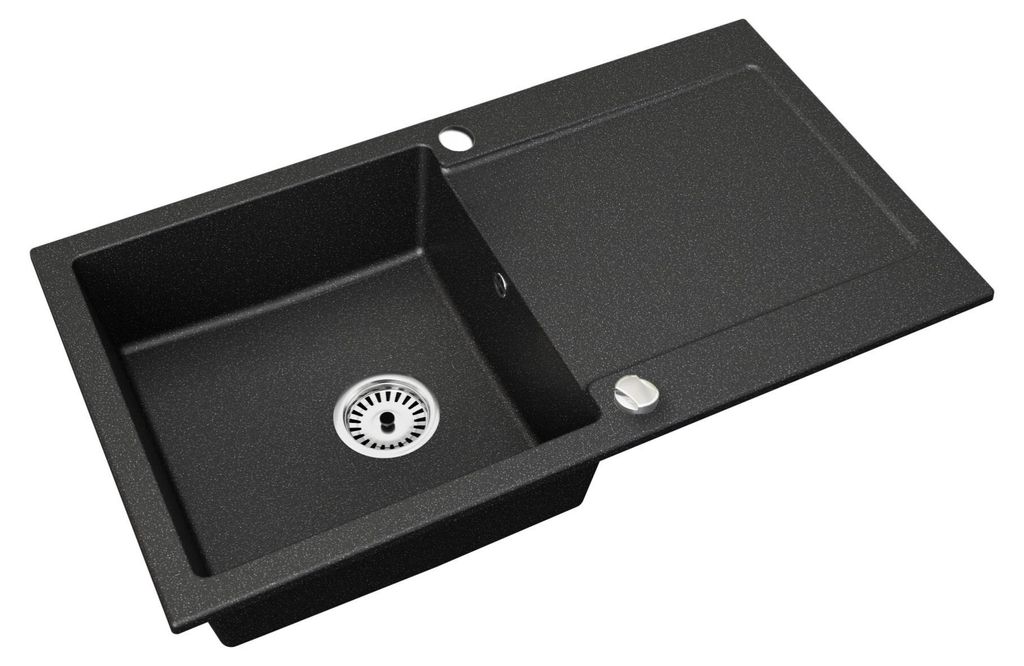 Kaufland Granitspüle Element 90x50 cm mit Abtropffläche – Produktbild 