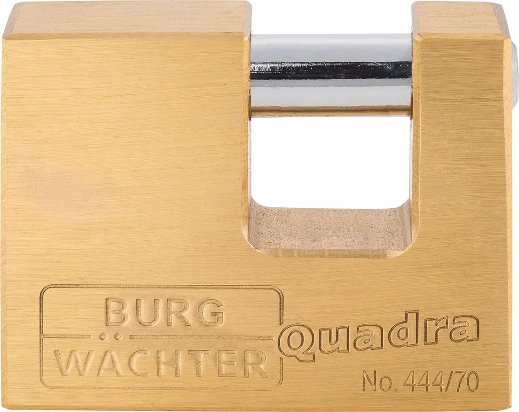 Cadenas Quadra 444/70 anti-sciage pour bloquer toute intrusion forcée
