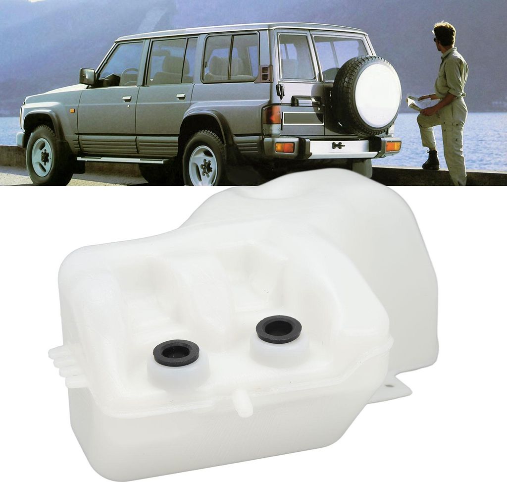 Wischerwaschflasche mit Pumpe 2-Loch WWB2HPK NI020 Windschutzscheiben-Flüssigkeitsbehälter-Tank Ersatz für Ford