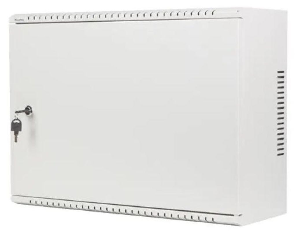 LANBERG 19" 4U+3U 540x200 Wandschrank Metalltür grau Produktbild 