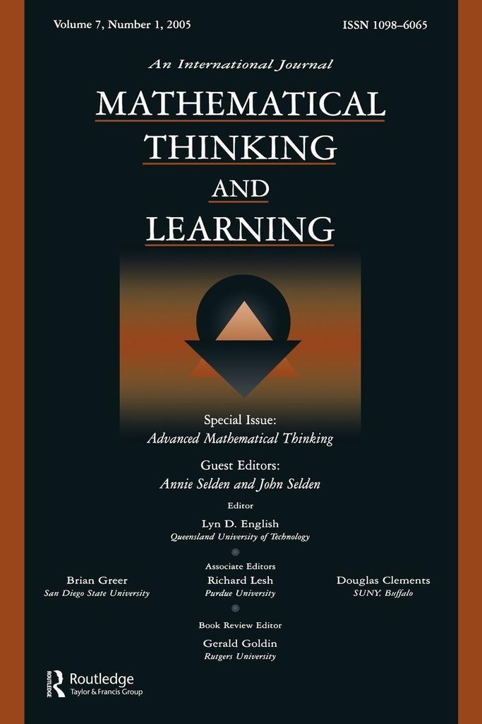 Advanced Mathematical Thinking : A Speci – Lingua: Inglese
